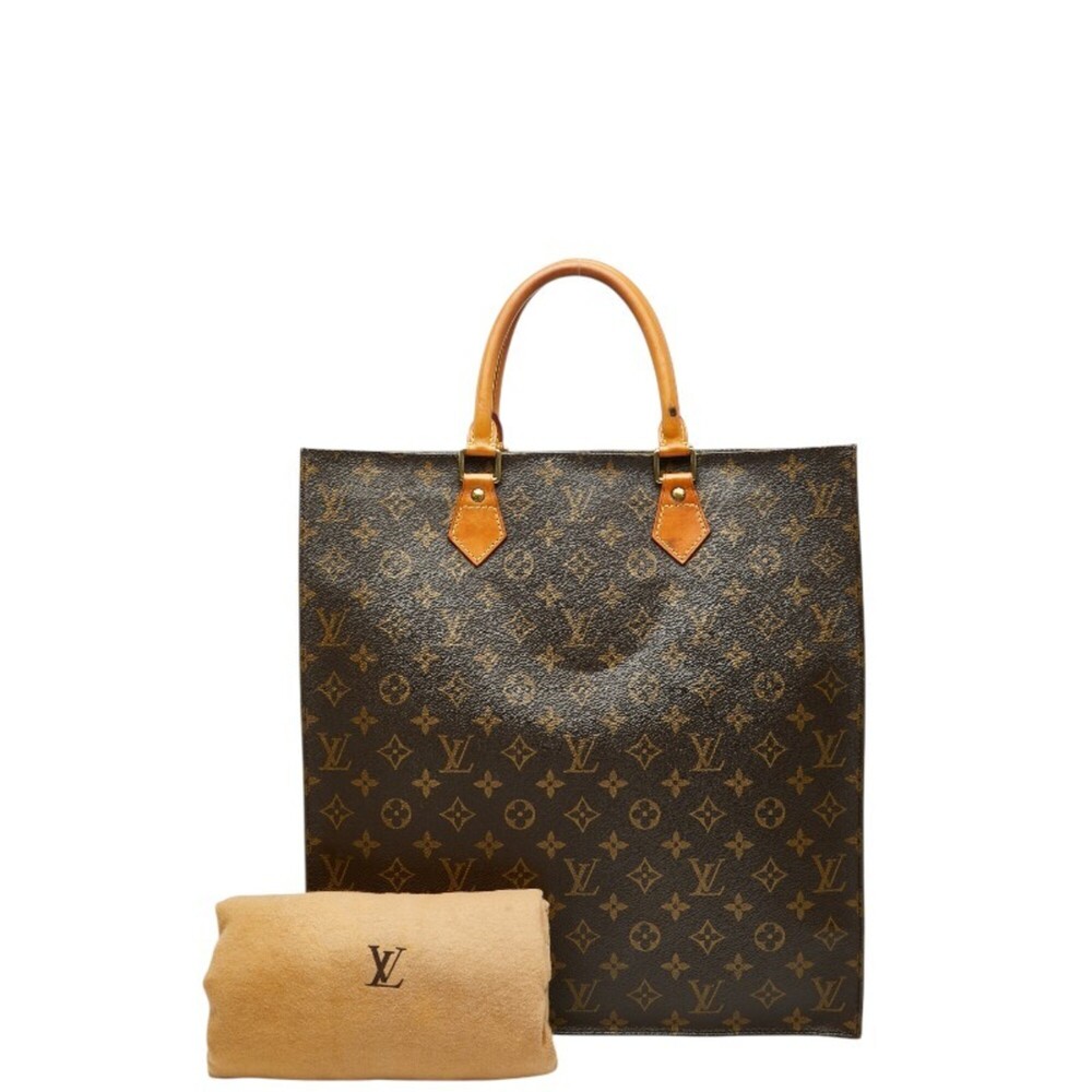 LOUIS VUITTON Brown Monogram Leather Tote Bag - Picture 11 of 11